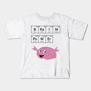 Elementary message: Brain Power Kids T-Shirt